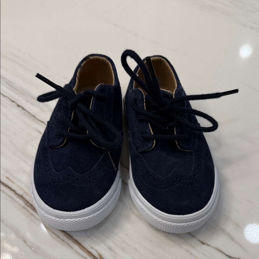 Janie and Jack Navy Sneakers for Kids